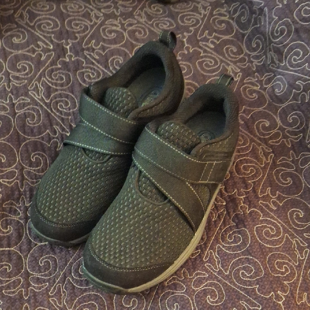 Women's Orthofeet Black Comfort Sneakers